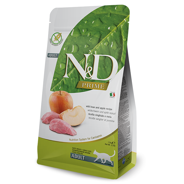 N&D PRIME TAHILSIZ YABAN DOMUZU & ELMA YETİŞKİN 1,5kg